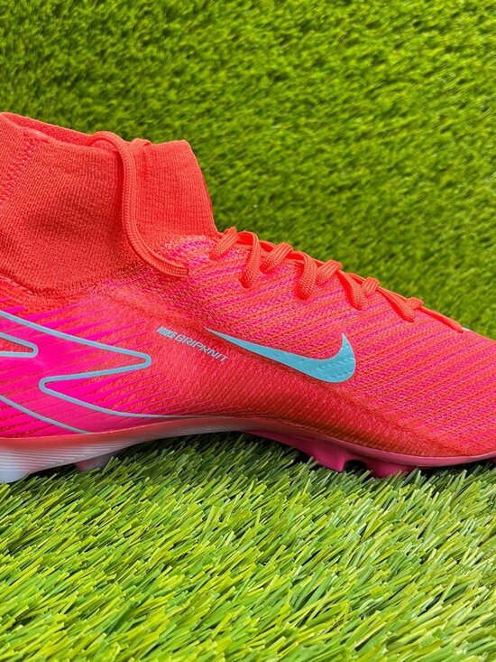 Nike Zoom Mercurial Superfly 10 Elite Mens Size 9.5 Pink Running Soccer Cleats main image 6
